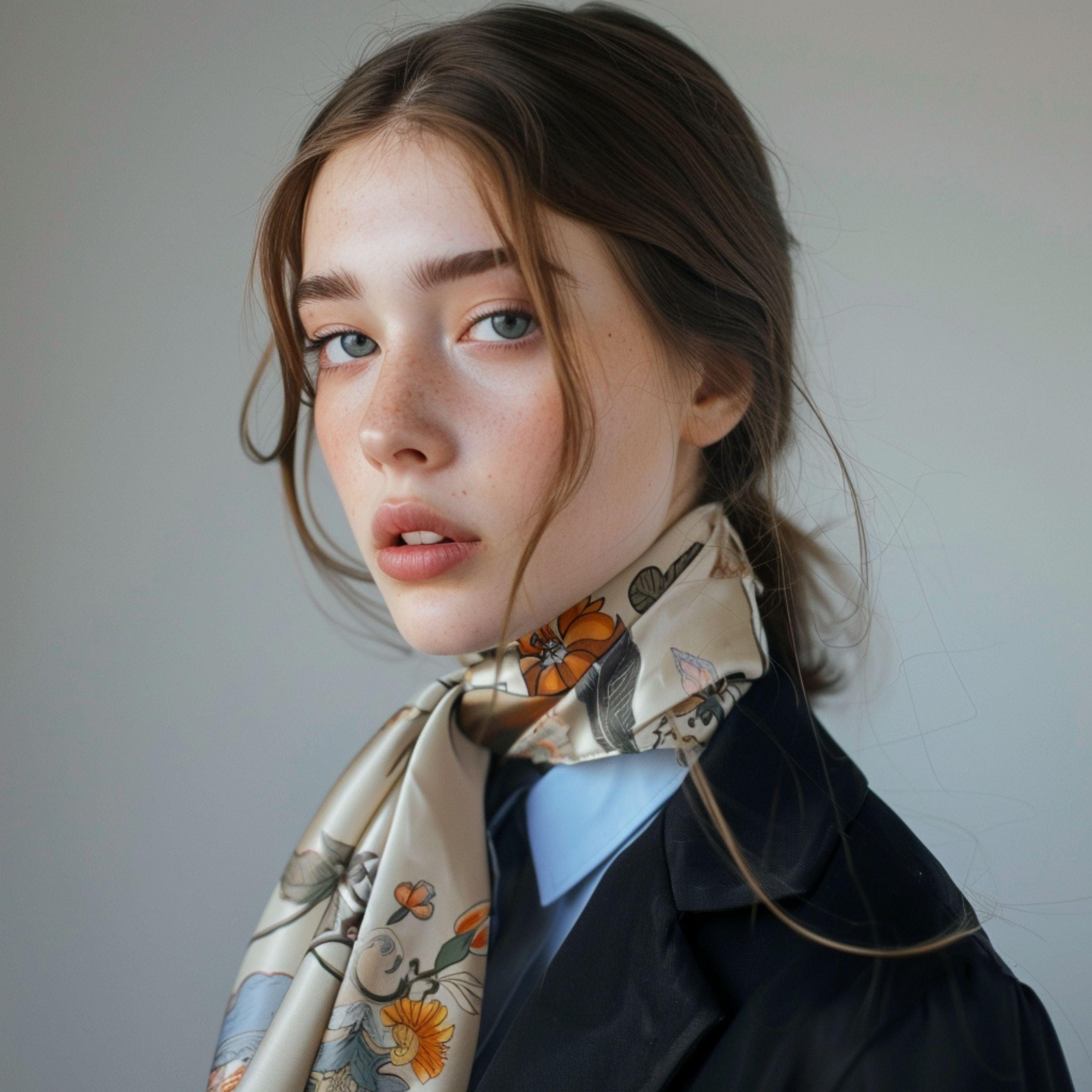 65cm 100% Mulberry Silk Scarf – SueSilkHK