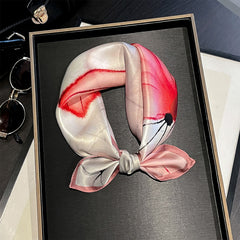 Butterfly Whisper 100% Silk Scarf 53cm – Elegant Giftable Accessory