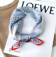 Elegant schlichter Schal aus 100 % Maulbeerseide/Kopftuch aus Seide/Haarschal aus Seide/Halstuch aus Seide/Muttertagsgeschenke/Taschenaccessoire/Geschenk für Sie