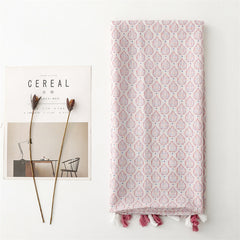 scarf women's spring and summer Korean version of fruit strawberry scarf women's yarn scarf travel with beach towel printing sunscreen shawl
