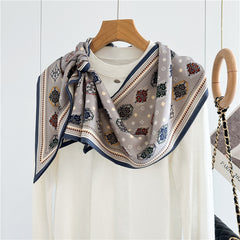 Oriental Kirin Scarf – Versatile Silk Wool Twilly for Travel & Chic Accessories