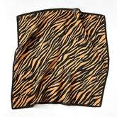 Zebra stripes 100% mulberry Silk Scarf/Silk head scarf/Silk hair scarf/Silk neck scarf/Mother's Day Gifts/Bag Accessory/Gift for her