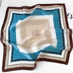 Elegant schlichter Schal aus 100 % Maulbeerseide/Kopftuch aus Seide/Haarschal aus Seide/Halstuch aus Seide/Muttertagsgeschenke/Taschenaccessoire/Geschenk für Sie