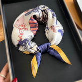 Orientalischer ästhetischer Schal aus 100 % Maulbeerseide/Kopftuch aus Seide/Haarschal aus Seide/Halstuch aus Seide/Taschenaccessoire/Geschenk für Sie