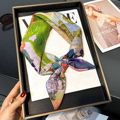 Atelier Still Life Silk Cotton Scarf 70cm – Art-Inspired Giftable Scarf