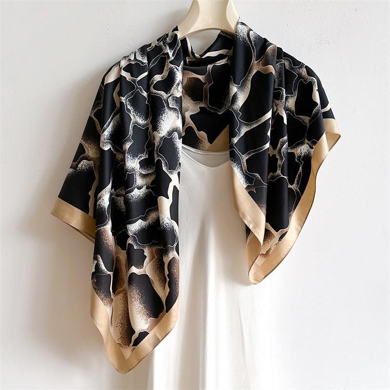 Gradient Style Chic Large Satin Scarf | 90x90cm Bandana | Twill Satin Shawl | Perfect Gift for Her, Mother&