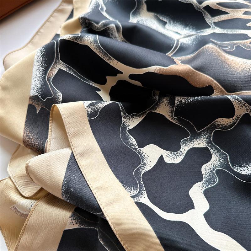 Gradient Style Chic Large Satin Scarf | 90x90cm Bandana | Twill Satin Shawl | Perfect Gift for Her, Mother&