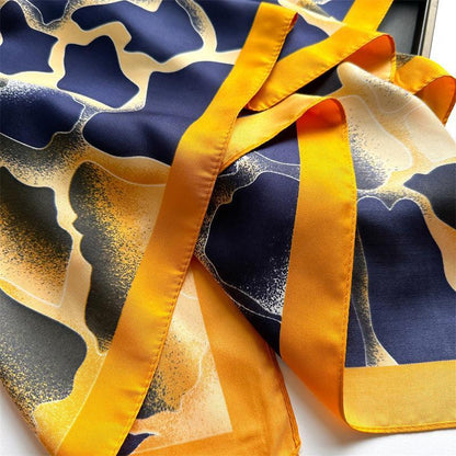Gradient Style Chic Large Satin Scarf | 90x90cm Bandana | Twill Satin Shawl | Perfect Gift for Her, Mother&