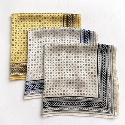 Vintage Style 100% mulberry Silk Scarf/Silk head scarf/Silk hair scarf/Silk neck scarf/Mother&