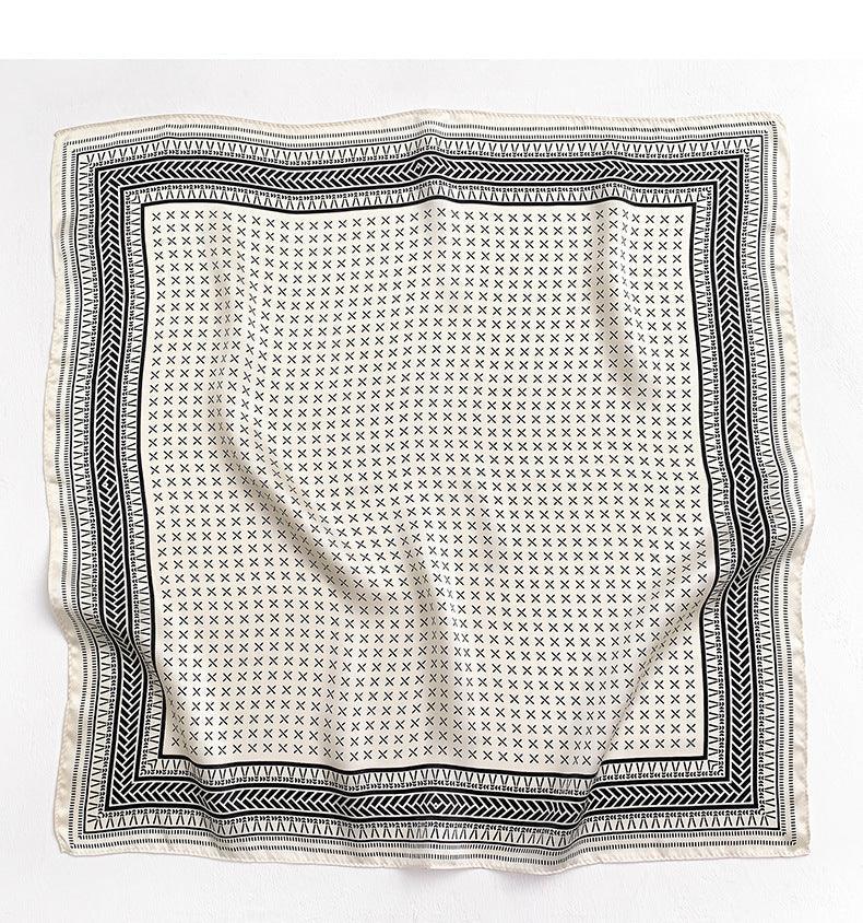 Vintage Style 100% mulberry Silk Scarf/Silk head scarf/Silk hair scarf/Silk neck scarf/Mother&