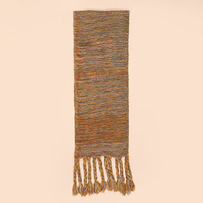 Knitted Wool Scarf for Women Winter New Long All-Matching Warm Advanced Scarf