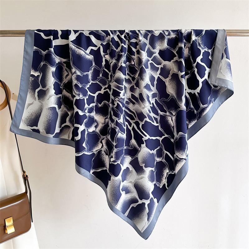 Gradient Style Chic Large Satin Scarf | 90x90cm Bandana | Twill Satin Shawl | Perfect Gift for Her, Mother&