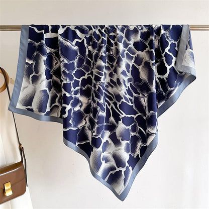 Gradient Style Chic Large Satin Scarf | 90x90cm Bandana | Twill Satin Shawl | Perfect Gift for Her, Mother&