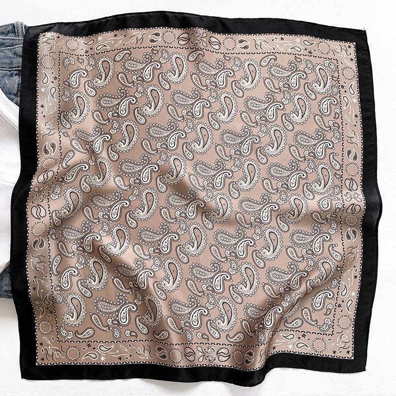 Seidenschal mit Vintage-Paisley-Muster für Männer/100 % Maulbeerseidenschal/Blauer Paisley-Schal/Seidenkopfschal/Seidenhaarschal/Seidenhalstuch/Seidenbandana
