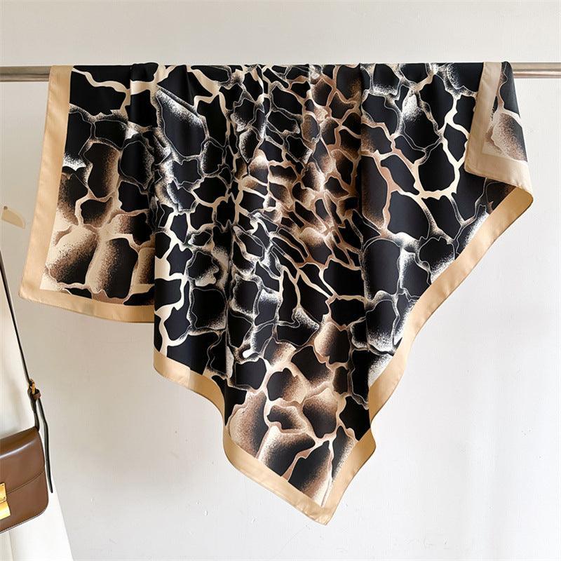 Gradient Style Chic Large Satin Scarf | 90x90cm Bandana | Twill Satin Shawl | Perfect Gift for Her, Mother&