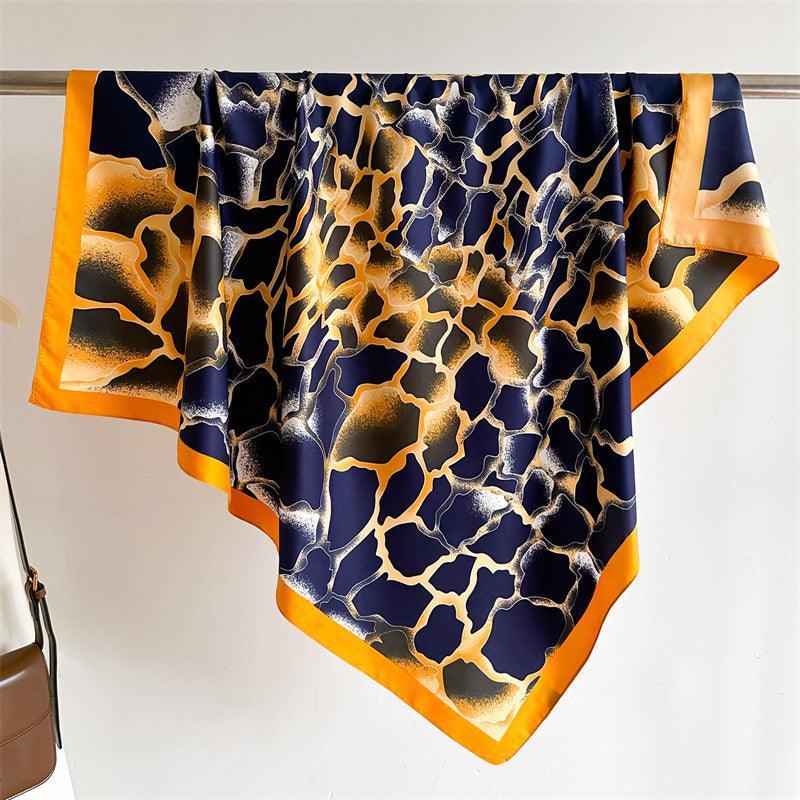 Gradient Style Chic Large Satin Scarf | 90x90cm Bandana | Twill Satin Shawl | Perfect Gift for Her, Mother&