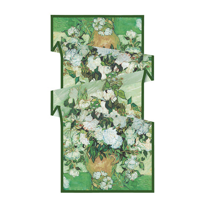 Van Gogh Inspired Long Scarf - 180cm x 70cm, Double-Layer Twill Polyester, Versatile Gift for All Seasons