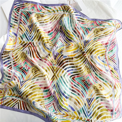 Color Splash 100% Mulberry Silk Scarf | 26&