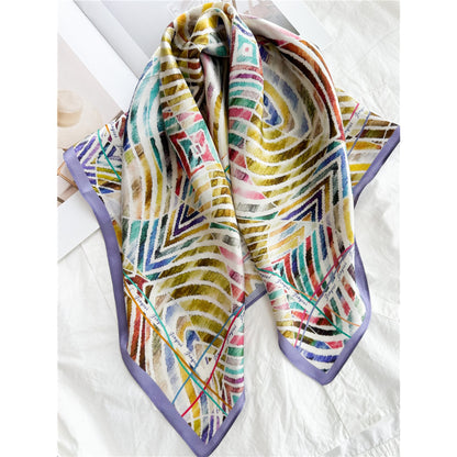 Color Splash 100% Mulberry Silk Scarf | 26&