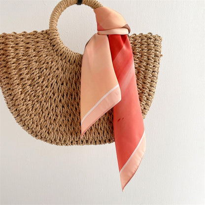 Colorado-Schal/100 % veganer Seidenschal/Seidenkopfschal/55*55 cm/Seidenhaarschal/Seidenhalstuch/Seidenbandana/Taschenaccessoire/Geschenk für Sie