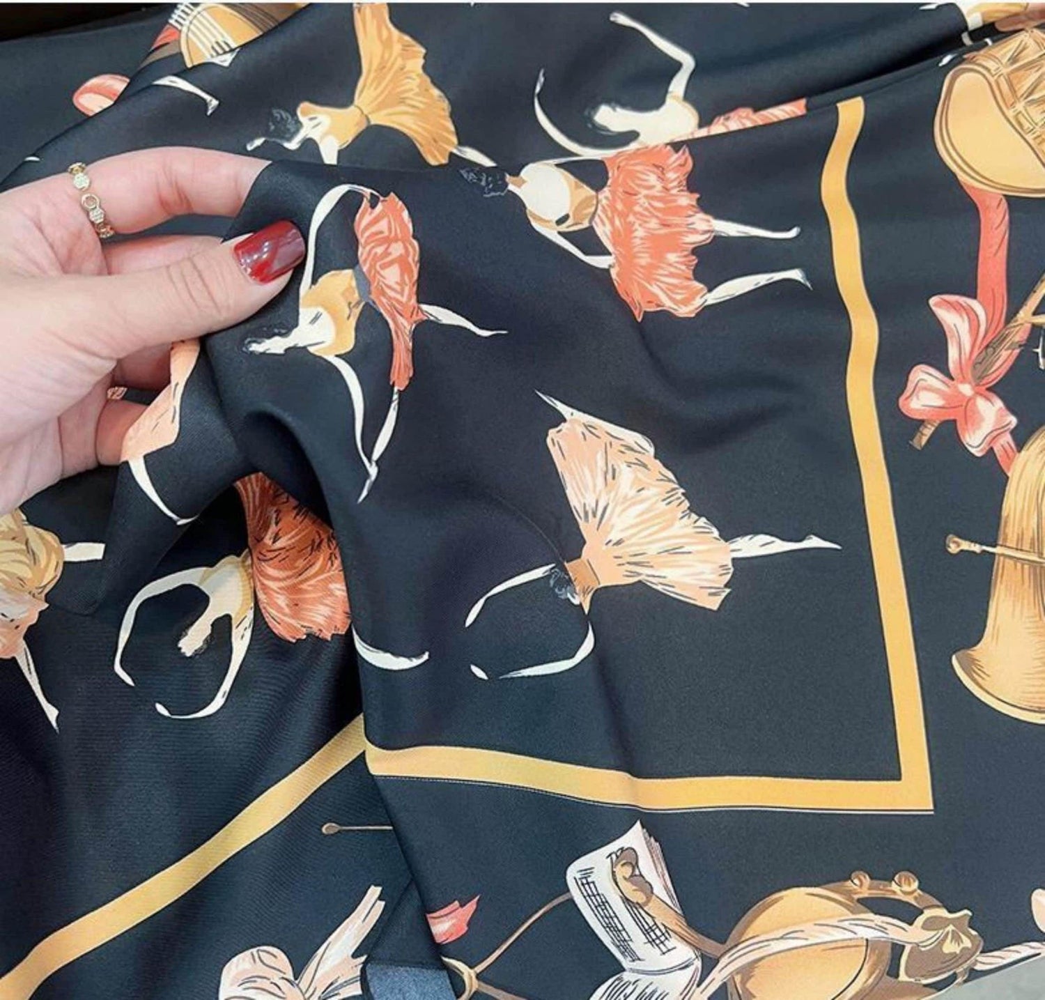 White Elegant Chic Large Satin Scarf | 90x90cm Bandana | Twill Satin Shawl | Perfect Gift for Her, Mother&