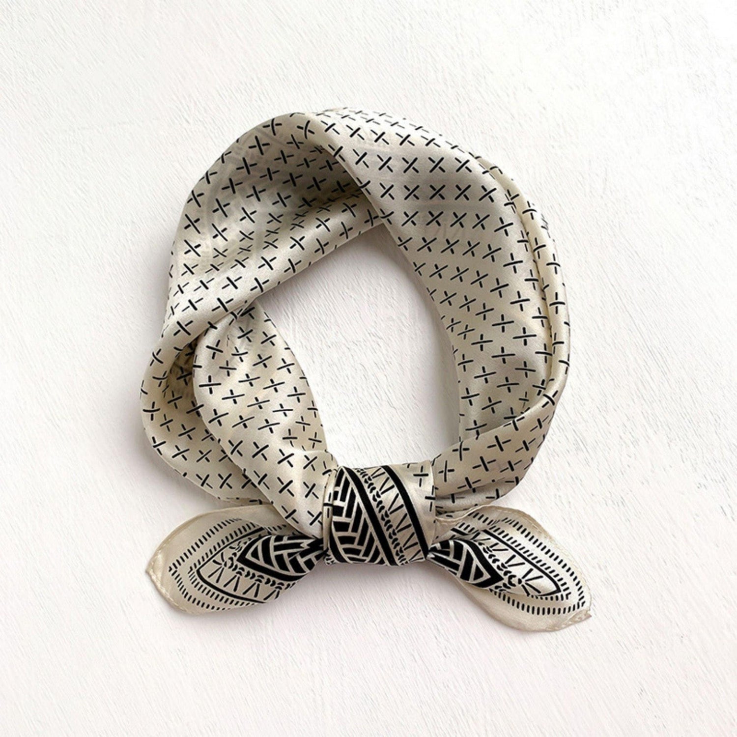 Vintage Style 100% mulberry Silk Scarf/Silk head scarf/Silk hair scarf/Silk neck scarf/Mother&