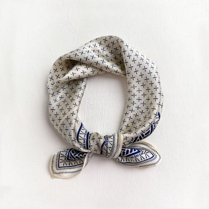 Vintage Style 100% mulberry Silk Scarf/Silk head scarf/Silk hair scarf/Silk neck scarf/Mother&